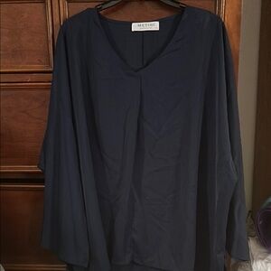 Metini Navy Blue Blouse